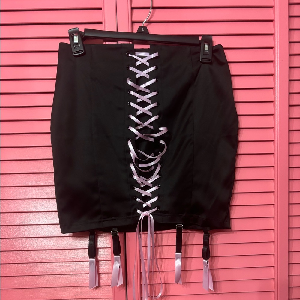 Sugar Thrills corset style mini skirt
